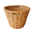 Kubu Natural Round Wicker Bin Basket — Rattan Waste Basket | Nithya Boutique