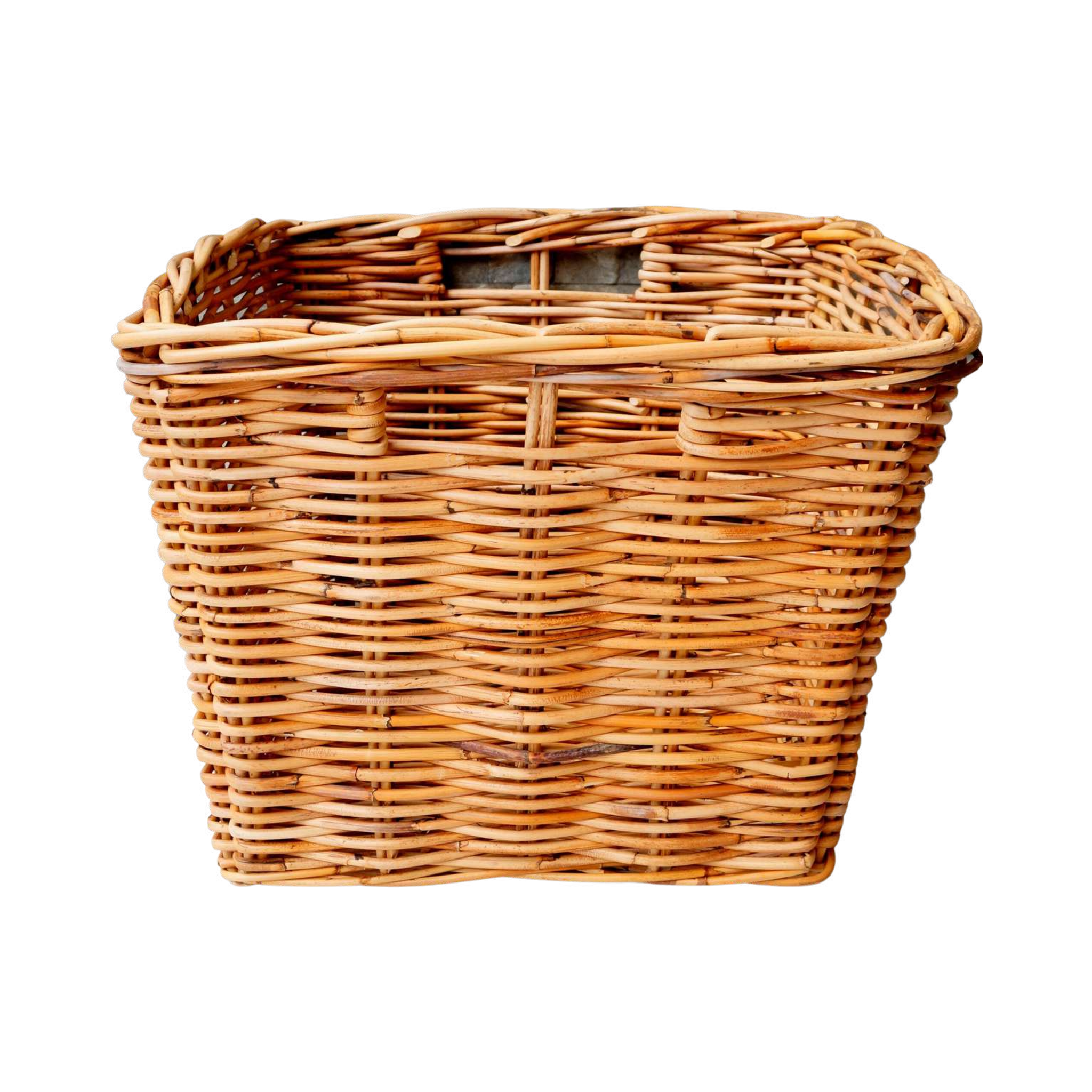Kubu Natural Rectangular Storage Basket — Hand-Woven Rattan | Nithya Boutique