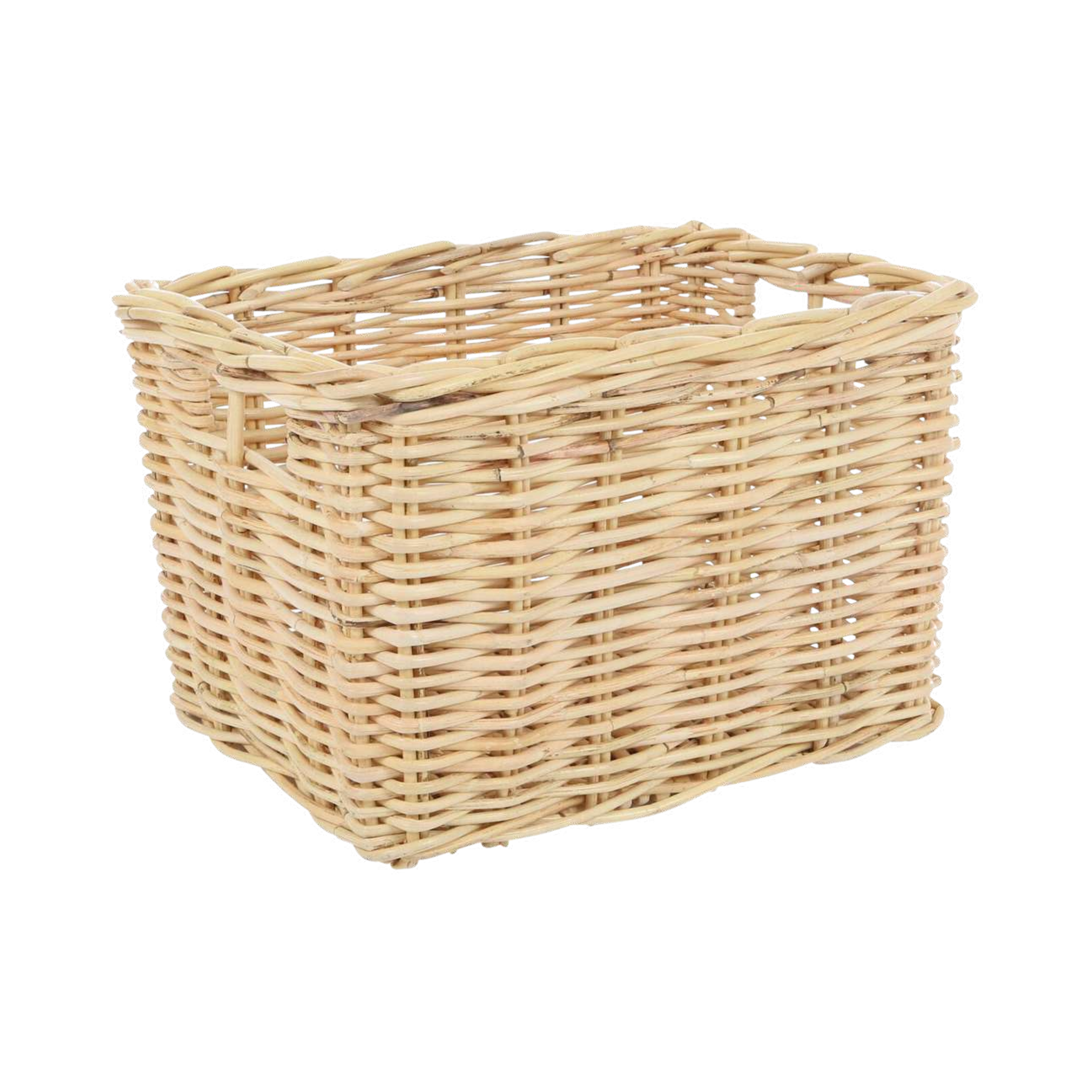 Kubu Natural Rectangular Storage Basket — Light Natural Rattan | Nithya Boutique
