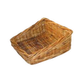 Kubu Natural Shallow Wicker Tray Basket — Open Weave Serving Tray | Nithya Boutique