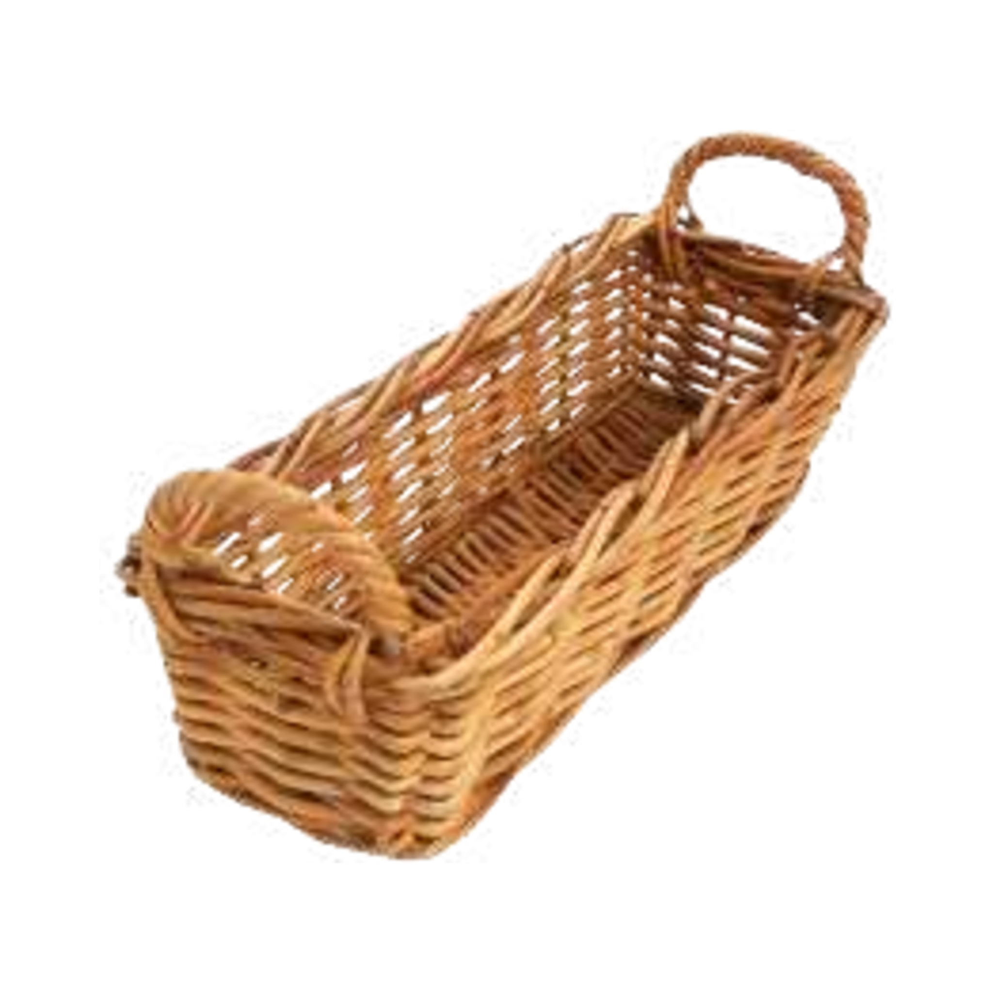 Kubu Natural Wicker Bread and Baguette Basket — Long Serving Basket | Nithya Boutique