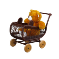 Bobo Rattan Doll Pram