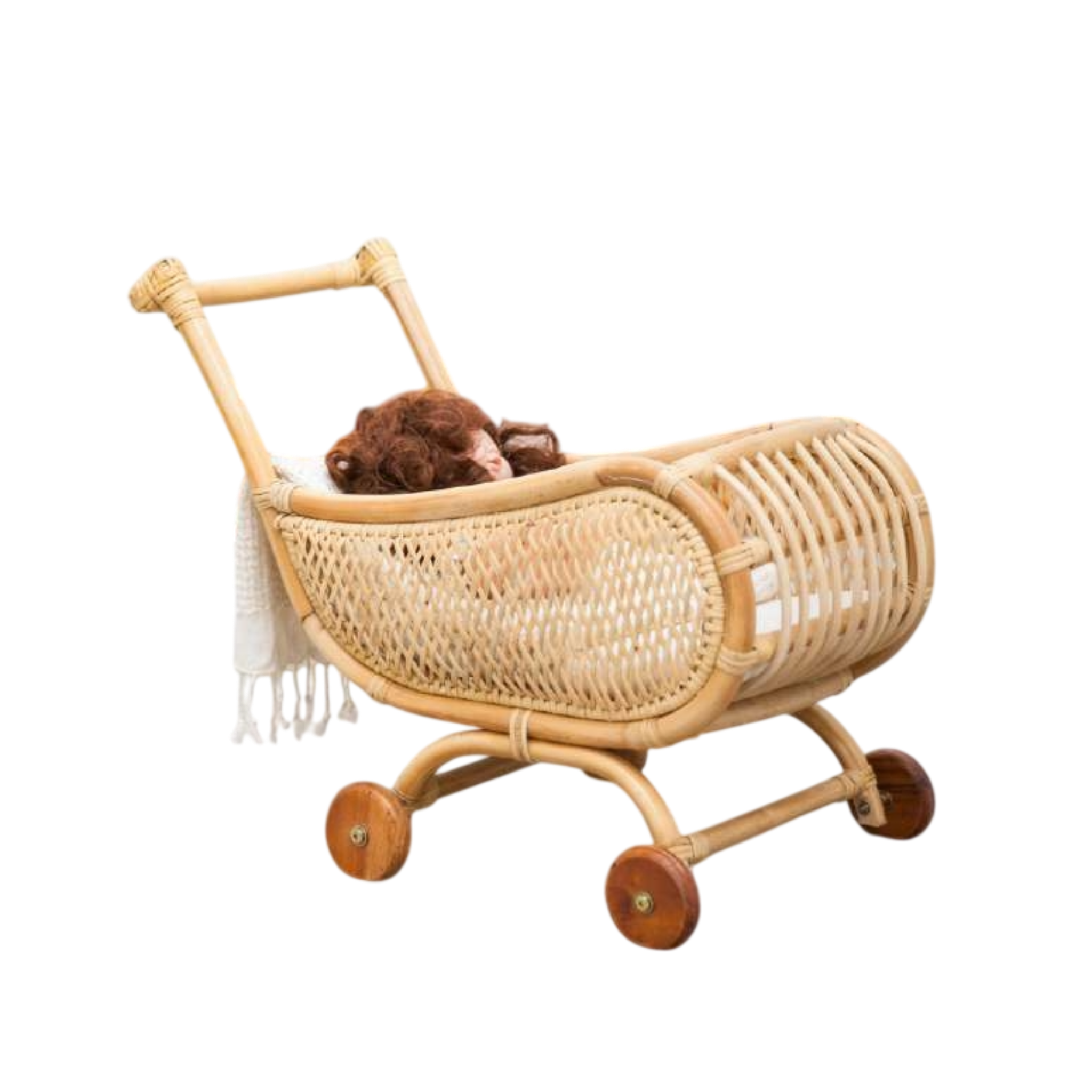 Lisa Rattan Doll Pram