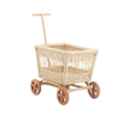 Treno Rattan Doll Pram